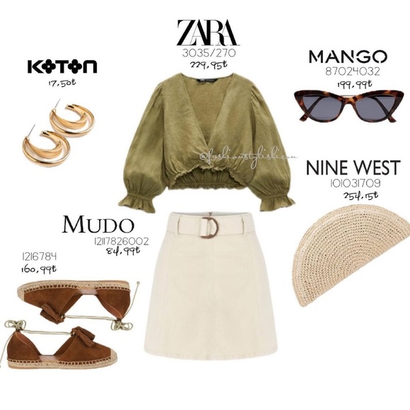 Zara Cropped Linen Shirt Size Medium - Picture 3 of 6